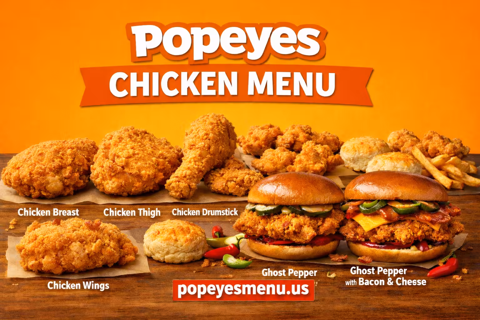 Popeyes Chicken Menu
