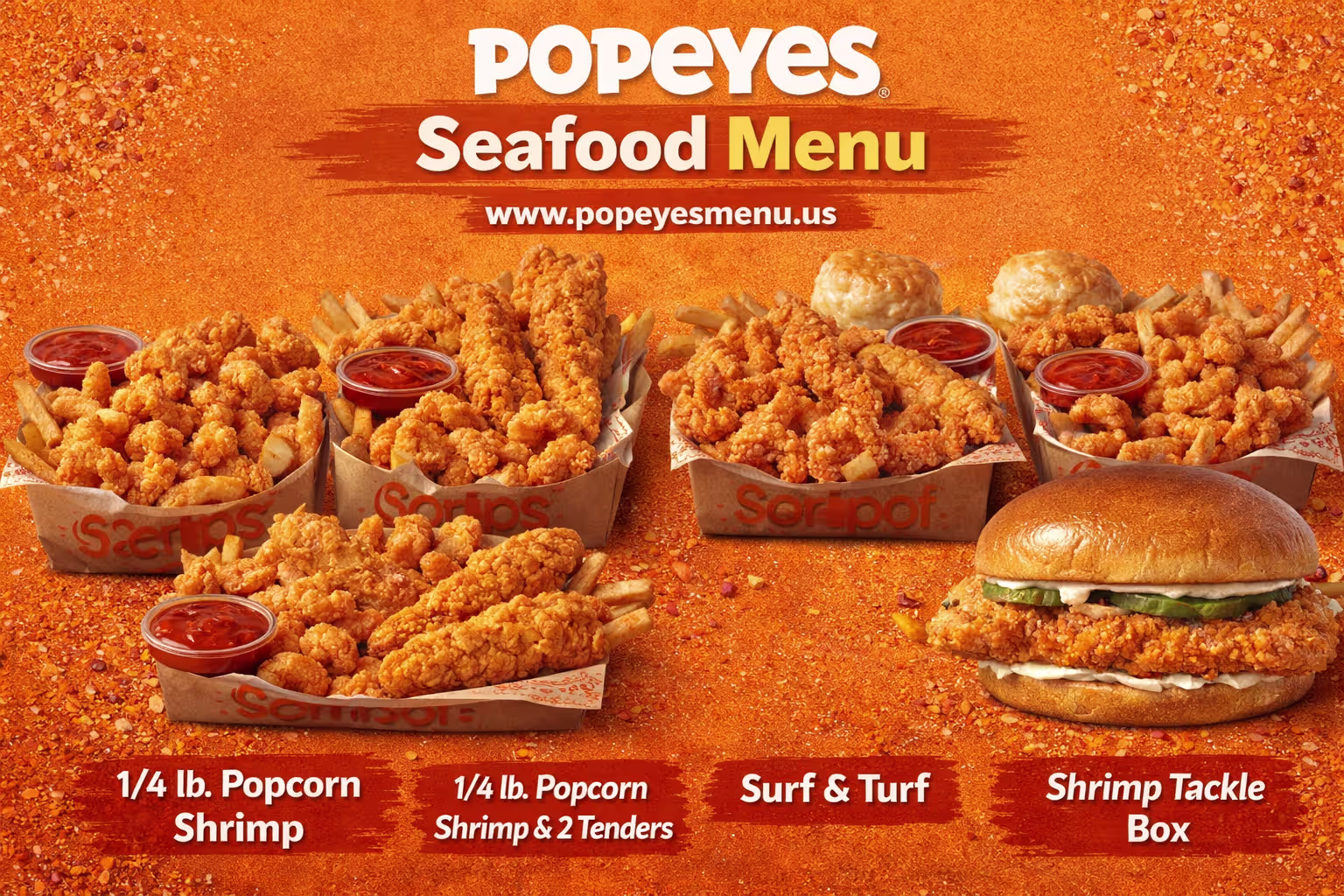 Popeyes Seafood Menu