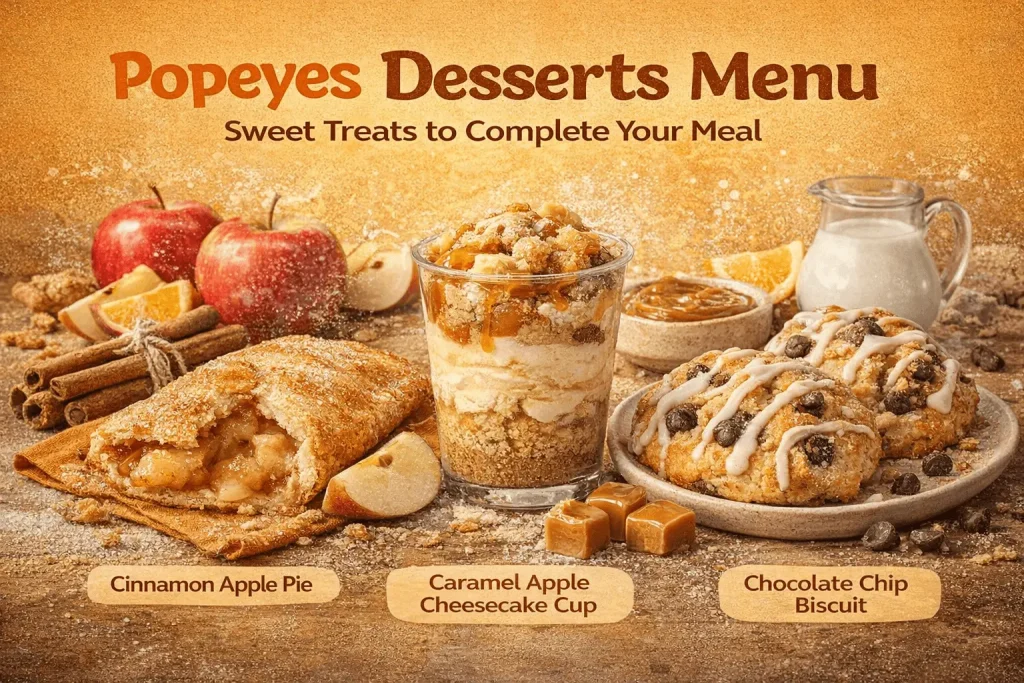 Popeyes Desserts Menu