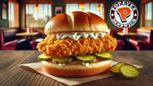 Flounder Fish Sandwich