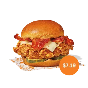 Spicy Bacon & Cheese Chicken Sandwich